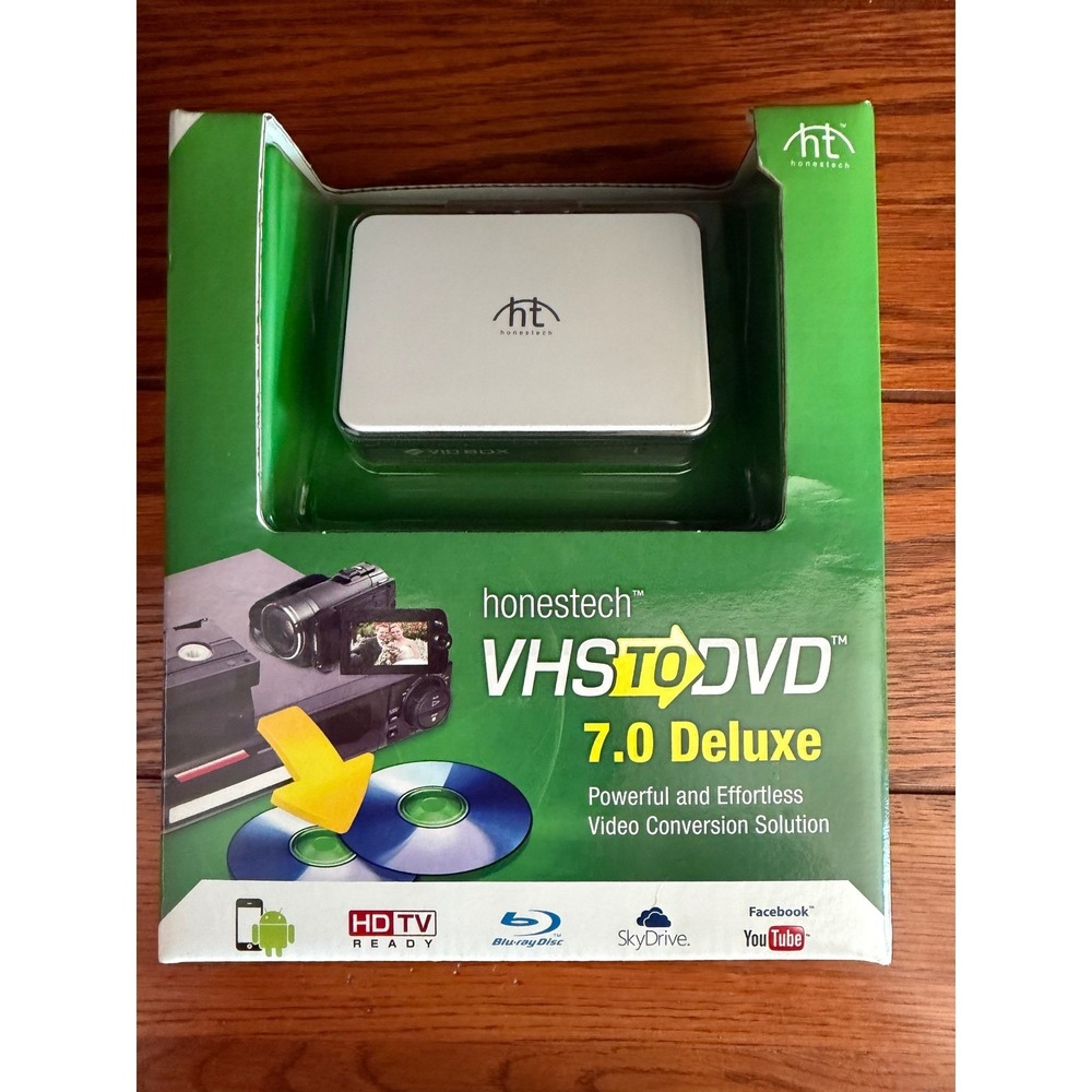 Honestech VHS to DVD 7.0 Deluxe Video Conversion Solution VIDBOX Capture Device
